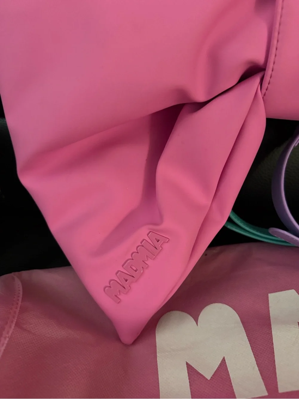 MADMIA Pink Bow Kids Shoulder Bag with Adjustable Strap